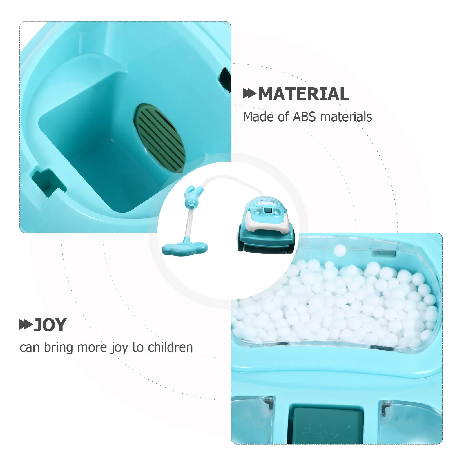1Pcs Simulated Dust Catcher ABS Durable Mini Cleaner Creative Interactive Educational Children Furniture Playhouse Dust Catcher