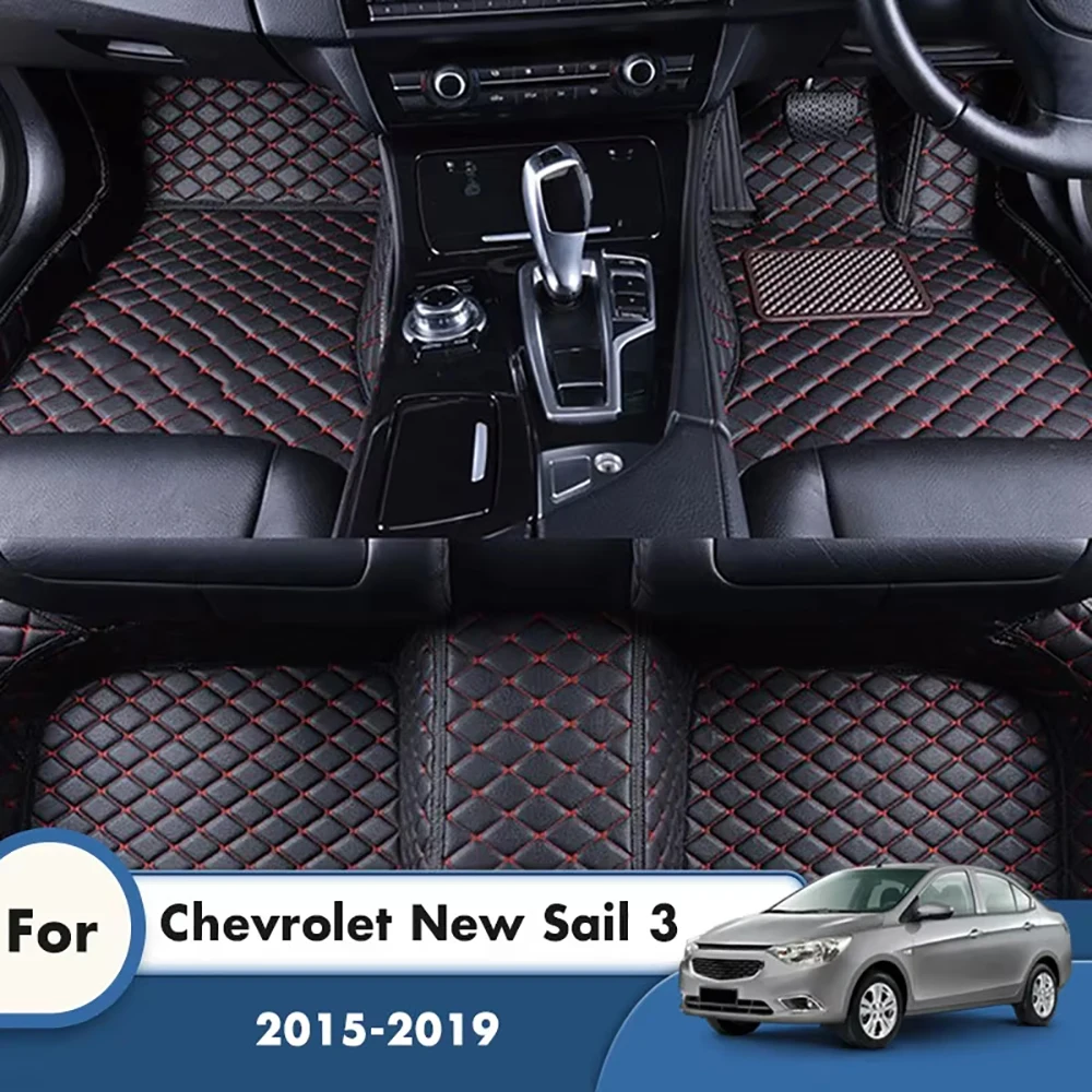 

Коврики под заказ для Chevrolet New Sail 3 2019 2018 2017 2016 2015, автомобильные коврики, подкладки для ног, аксессуары для автомобильного интерьера, покрывала, коврик