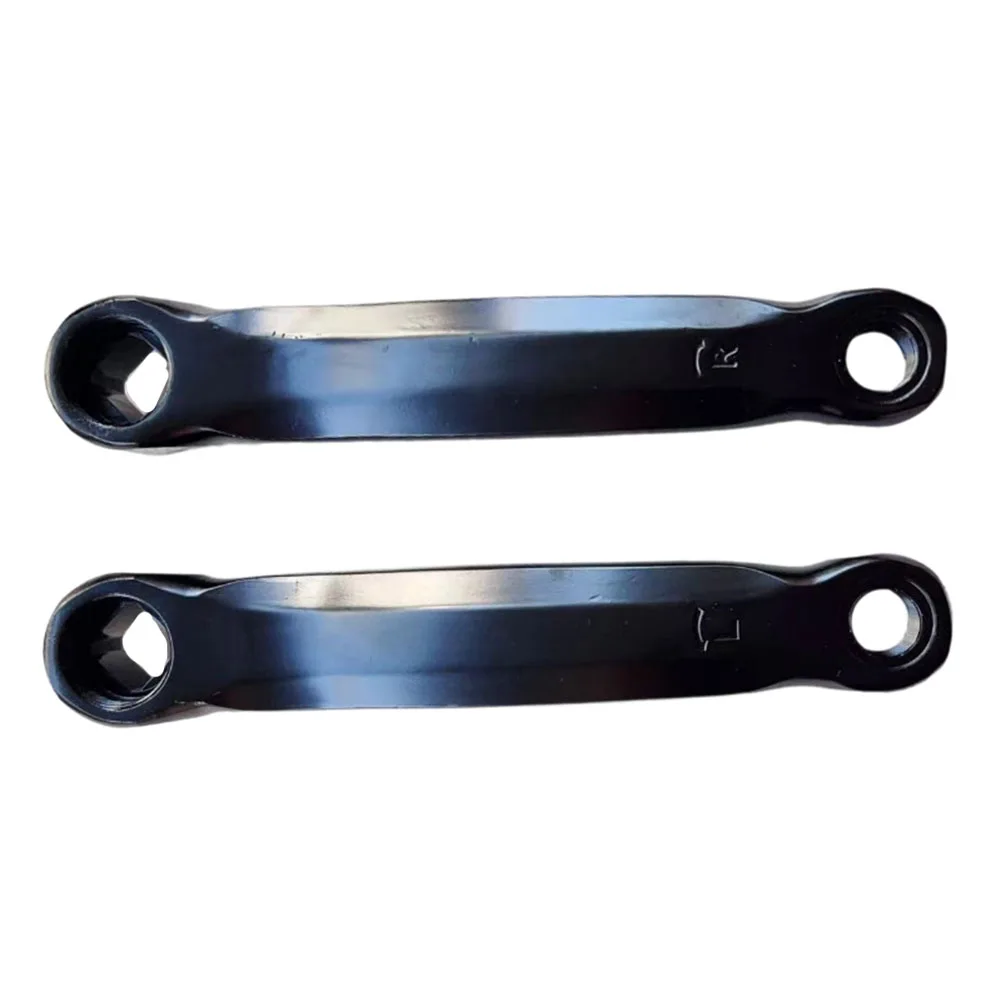 165mm Crank Set for Exercise Bikes Featuring Iron Construction and Dual-Side Left Right Configuration for Standard Indoor Cycles
