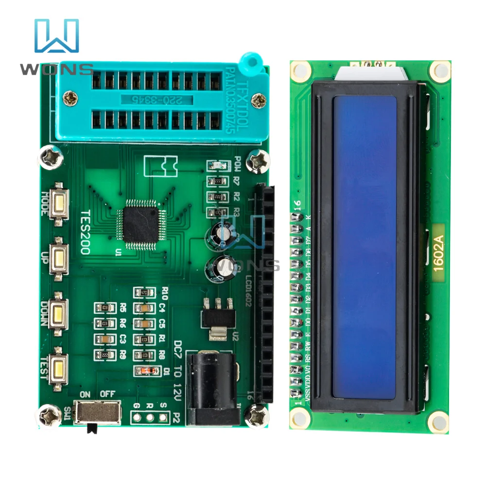 TES200 Digital integrated circuit tester IC tester 74 Series 40 series IC Logic Gate Testing Integrated Circuit Checker