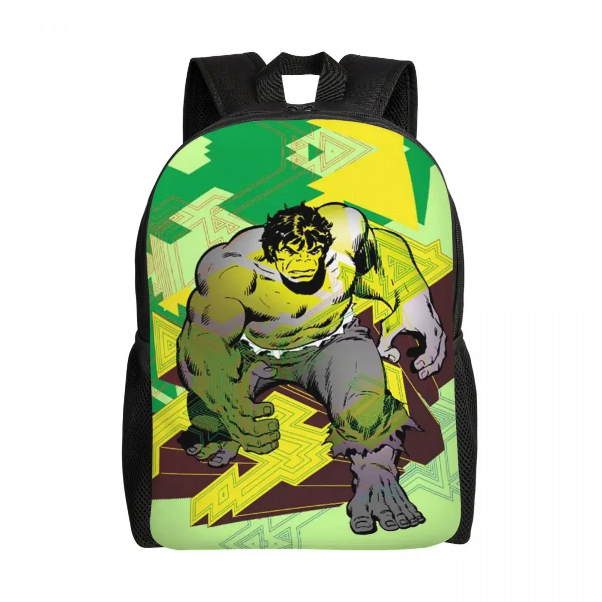 Personalizado Hulk Abstract Travel Mochila Mulheres Homens Escola Laptop Bookbag Estudante Universitário Daypack Bags