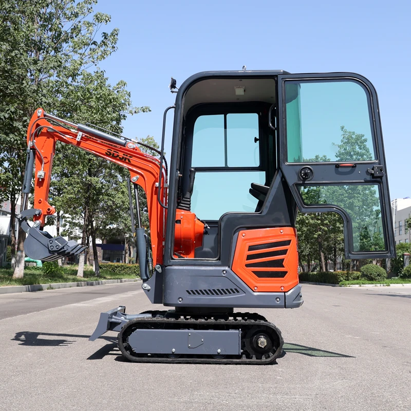 Mini Garden Crawler Excavator, Small Mini Digger, Home Use, 1 Ton, 1.2Ton，High Quality, Factory Directly Sale customizable