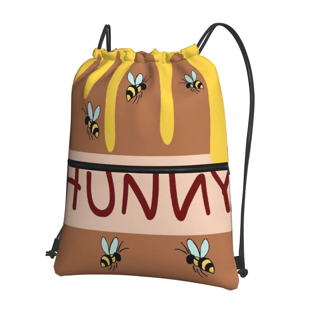 

Портативные рюкзаки Hunny Pot, сумка на шнурке, многофункциональные сумки на шнурке с карманами для обуви для школьников