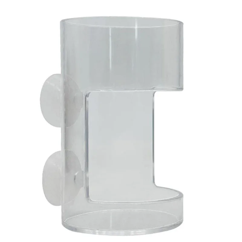 New Aquarium Feeding Ring Fish Tank Station Floating Food Tray Feeder Square Circle Aquarium Accessory with Suction Cup