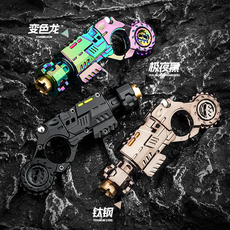 EDC Metalen Multi Speelbaarheid Ratel Flip Antistress Speelgoed Pistool Uitwerpen Shell Stress Fidget Spinner Fidgeting Speelgoed Geschenken