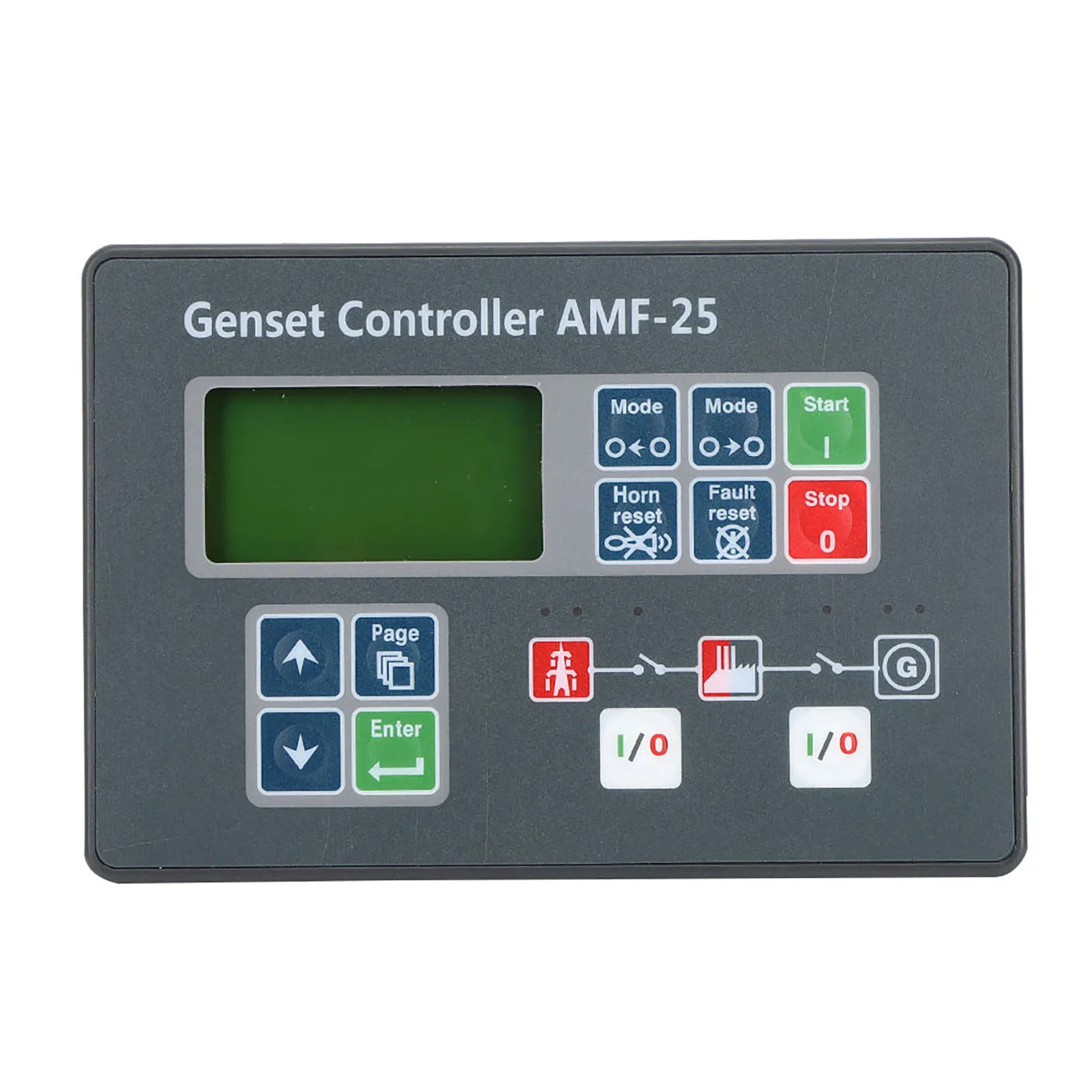 ZK30 	AMF-25 Genset Controller Self-Start Control Screen for Diesel Generator DC 8-35V
