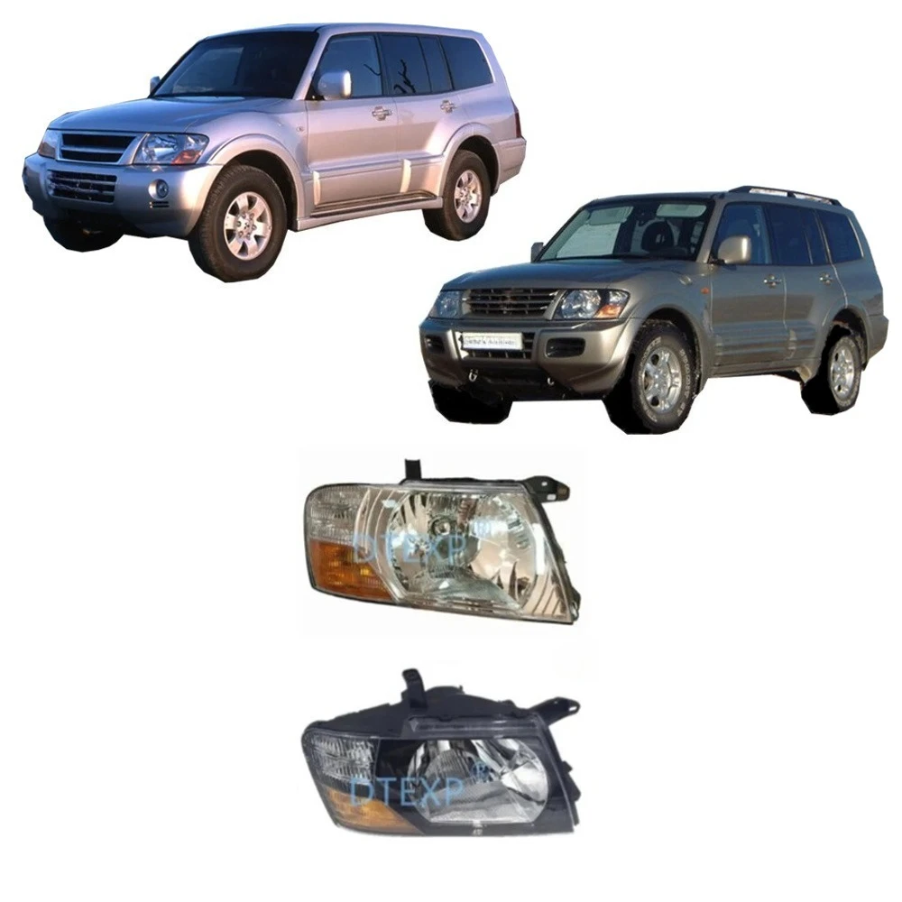 1 PCS Manual Halogen For Pajero V70 Mn133753 Head Lamps For Montero 2000-2006 Front Clearance Lamp For Shogun V60