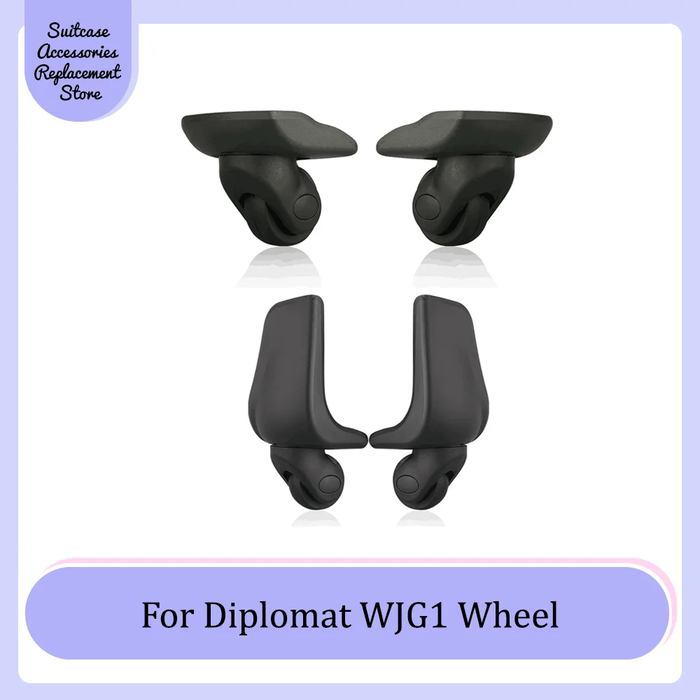 

For Diplomat WJG1 Universal Wheel Replacement Suitcase Smooth Silent Shock Absorbing Durable Wheel Accessories Caster Wheels