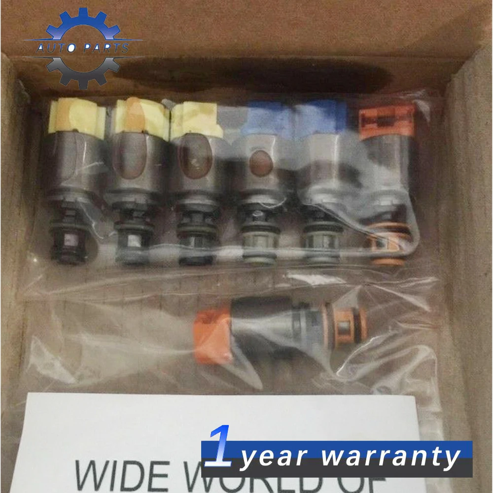 7PCS Original New 6HP21 6HP28 ZF6HP21 ZF6HP28 Transmission Solenoid Set For AUDI BMW Jaguar Land Rover 6HP34 ZF6HP3 1068298046