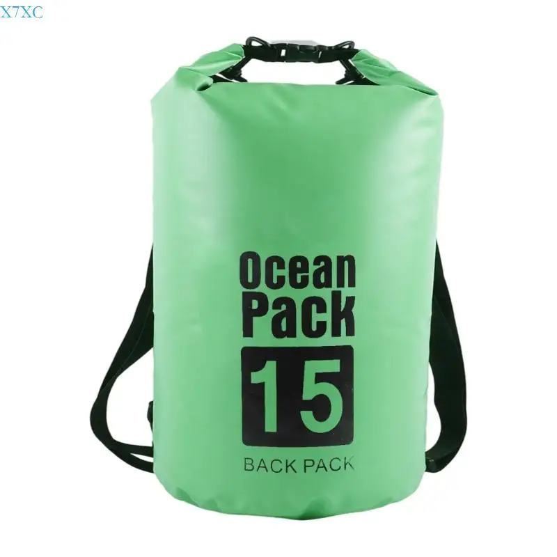 X7XC Waterproof PVC Backpacks Untuk Perlengkapan Berkemah Hiking Luar Ruang Dengan Bahu