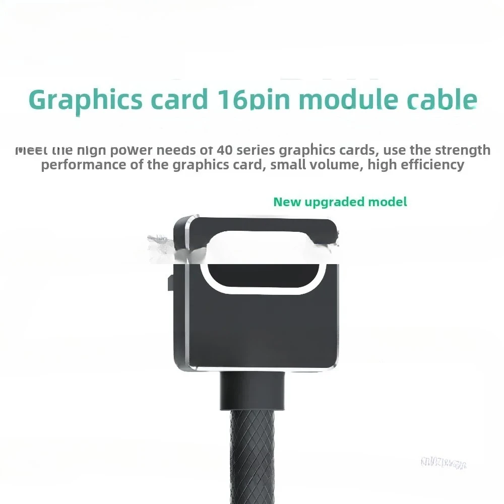 16PIN Graphics Card Power Supply Cable, Right Angle 90 Degree Elbow 4090 Module Cable