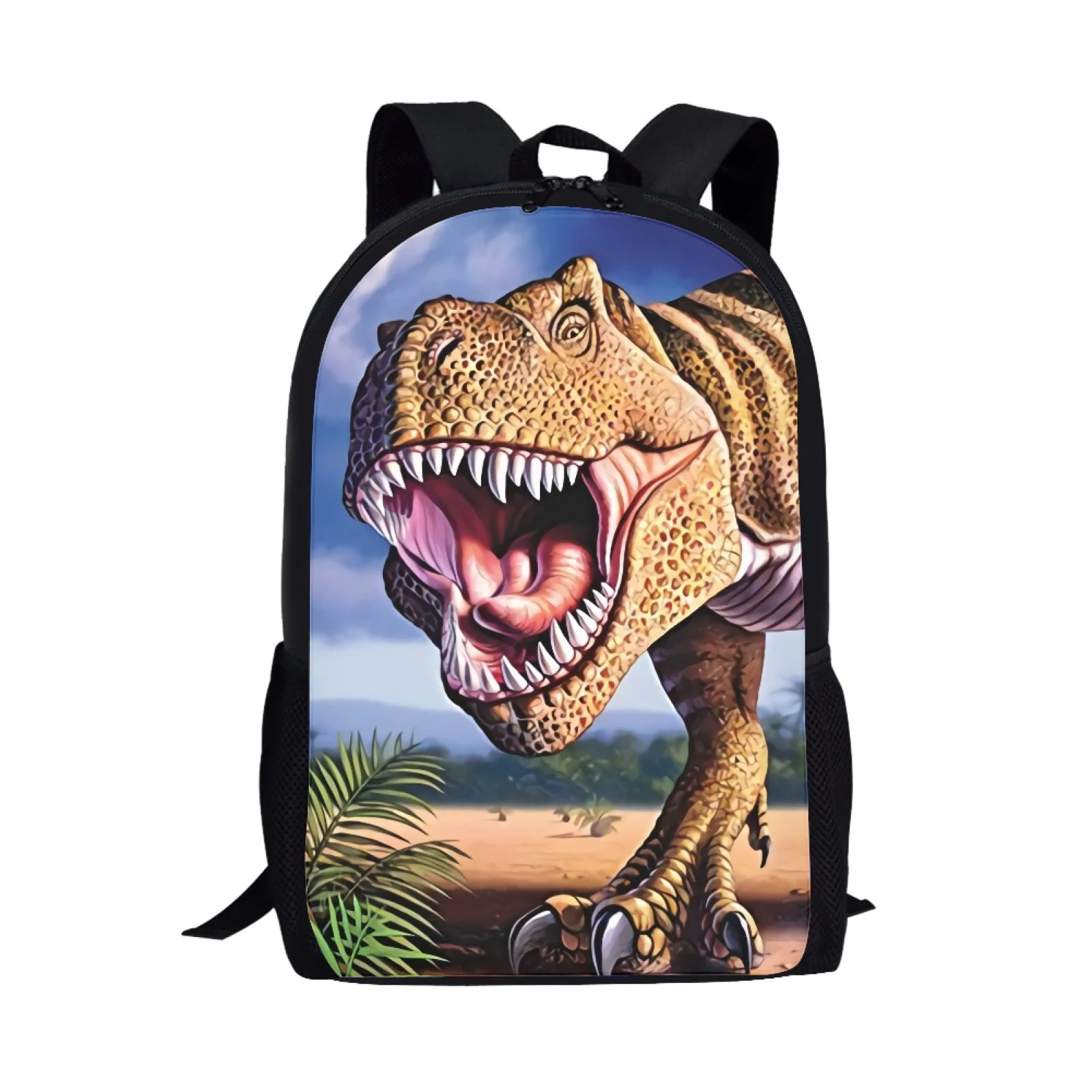 School Satchels Kids Backpack School Bags for Teenager Boys Girls Children Cute Dinosaur T. Rex Print Bookbag Schoolbag Book Bag