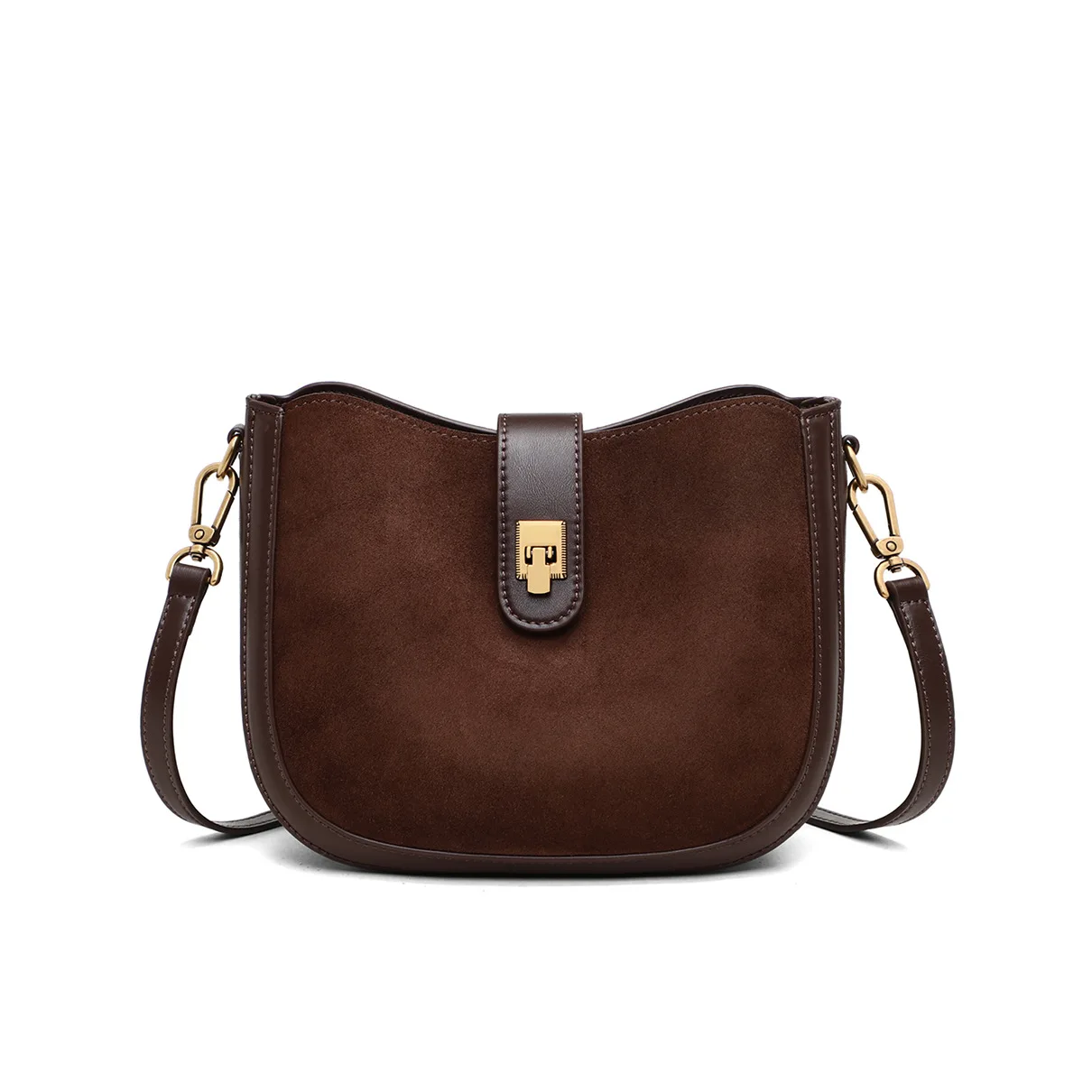 Women's Genuine Top Layer Cowhide Tote Bag with Oval Medallion Adjustable Strap Zipper Closure Casual Daily Crossbody Shoulder H
