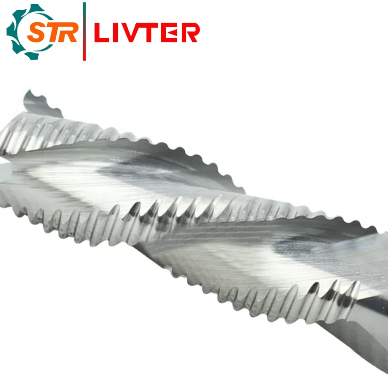 Woodworking 3-blade rough miller, spiral grooving, trimming, tungsten carbide alloy, material cutting, Solid Tungsten Carbide