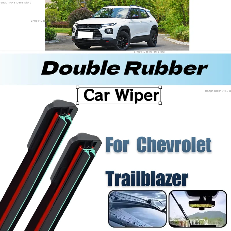 

2PCS Car Wiper for Chevrolet Trailblazer 2020-2022 Front Windshield Windscreen Wiper Blade Rubber Accessories 2020 2021 2022