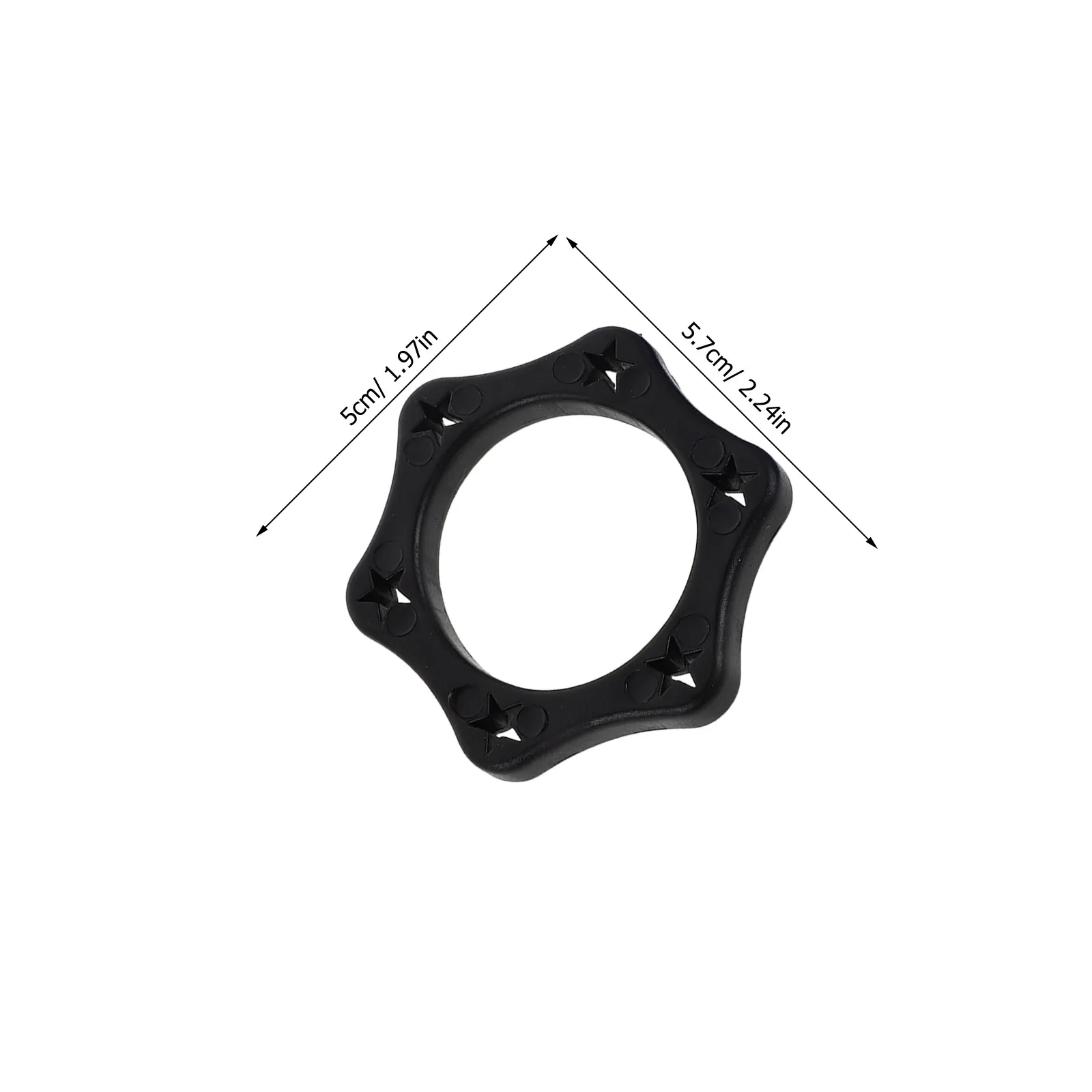 20Pcs Microphone Protector Hexagonal Anti-Rolling Rings for Handheld Mic Anti-Slip Silicone Sleeve Recording Stage Use