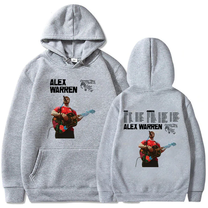 Donna Uomo Con Cappuccio Alex Warren Più Cheaper Than Therapy Tour 2026 Felpe con cappuccio Felpe a maniche lunghe Sudaderas Para Mujer Stampa Abbigliamento