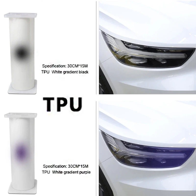 Car PPF Paint Photochromic Film UV Color Change Headlight Protection Film Self-healing Anti-scratch Film For BMW honda Ford 2023