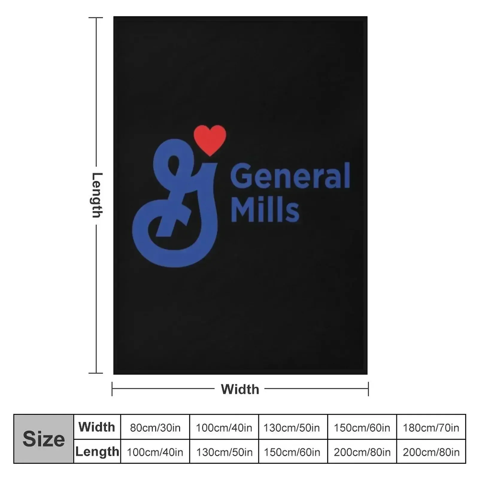 general mills Logo Throw Blanket Softest Sleeping Bag warm for winter Baby Beautifuls Decorative Sofa Blankets