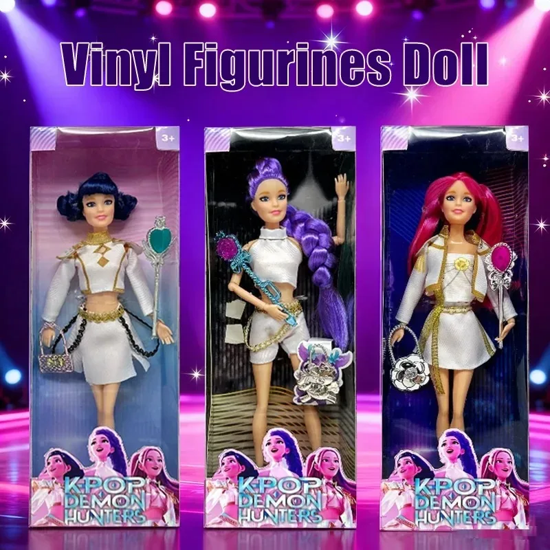 

2025 Kpop Demon Hunters Highly Restored Character Vinyl Toys Rumi/Mira/Zoey Ideal Surprise Birthday Gifts For Girls With Box %$$