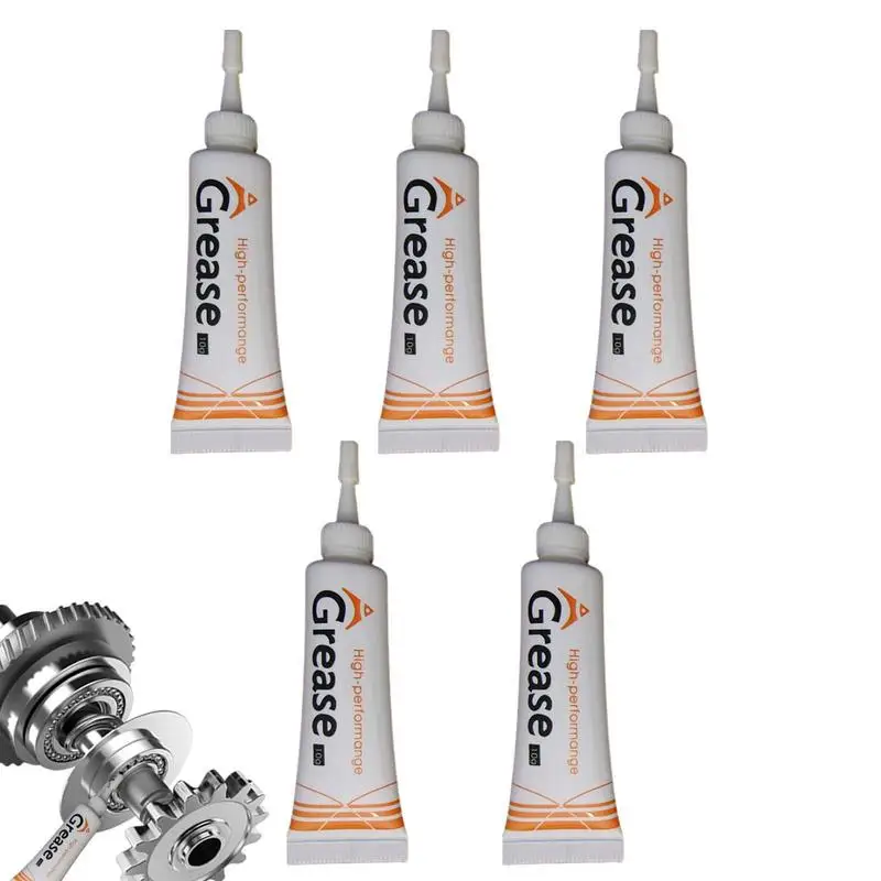 Lubricant Oil Grease Set 5 Pcs Lubricant Grease Anti-Rust Reel Oil To Reduce Friction Lubricant Oil For Metal Zipper Maintenance