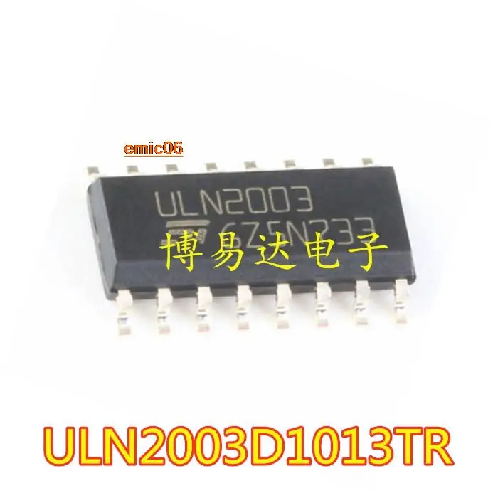 10pieces Original stock   ULN2003D1013TR SOIC16 50V/500mA 7NPN