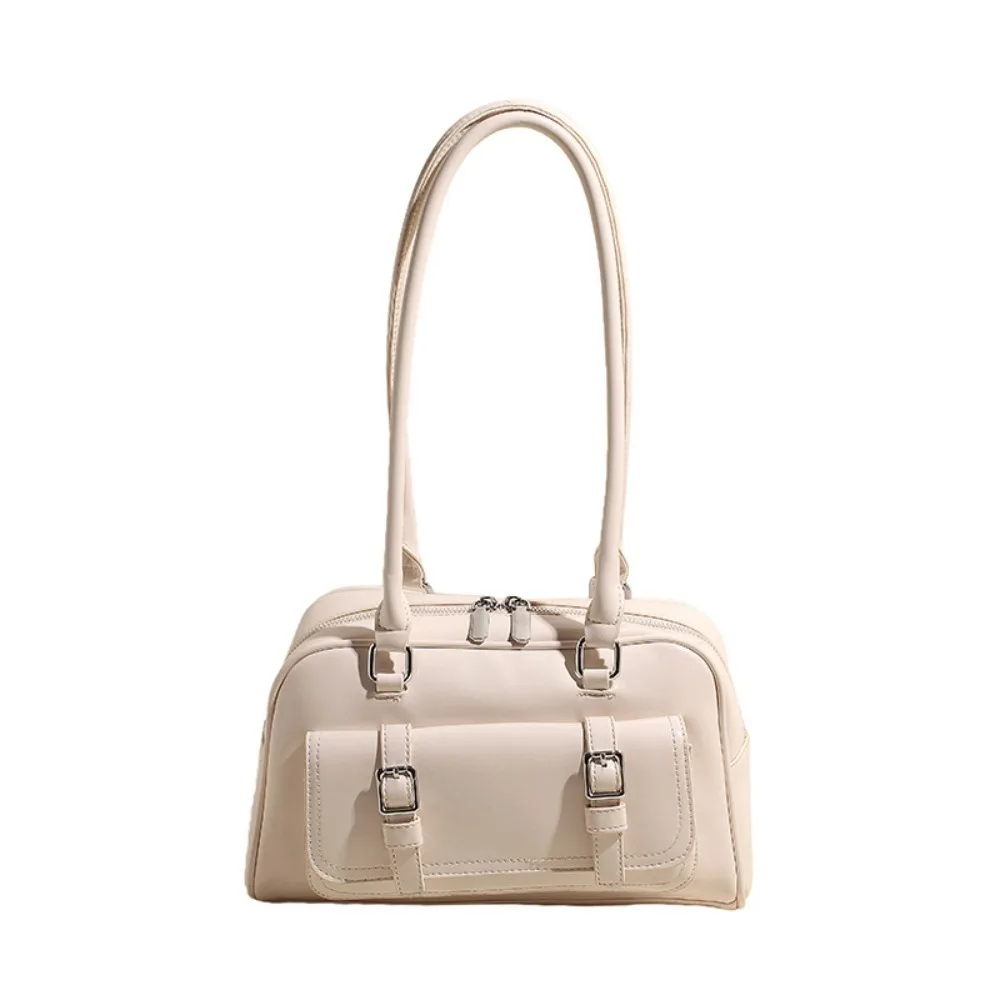 

Fashion PU Leather Underarm Bag Large Solid Color Tote Purse Ladies Handbags Women
