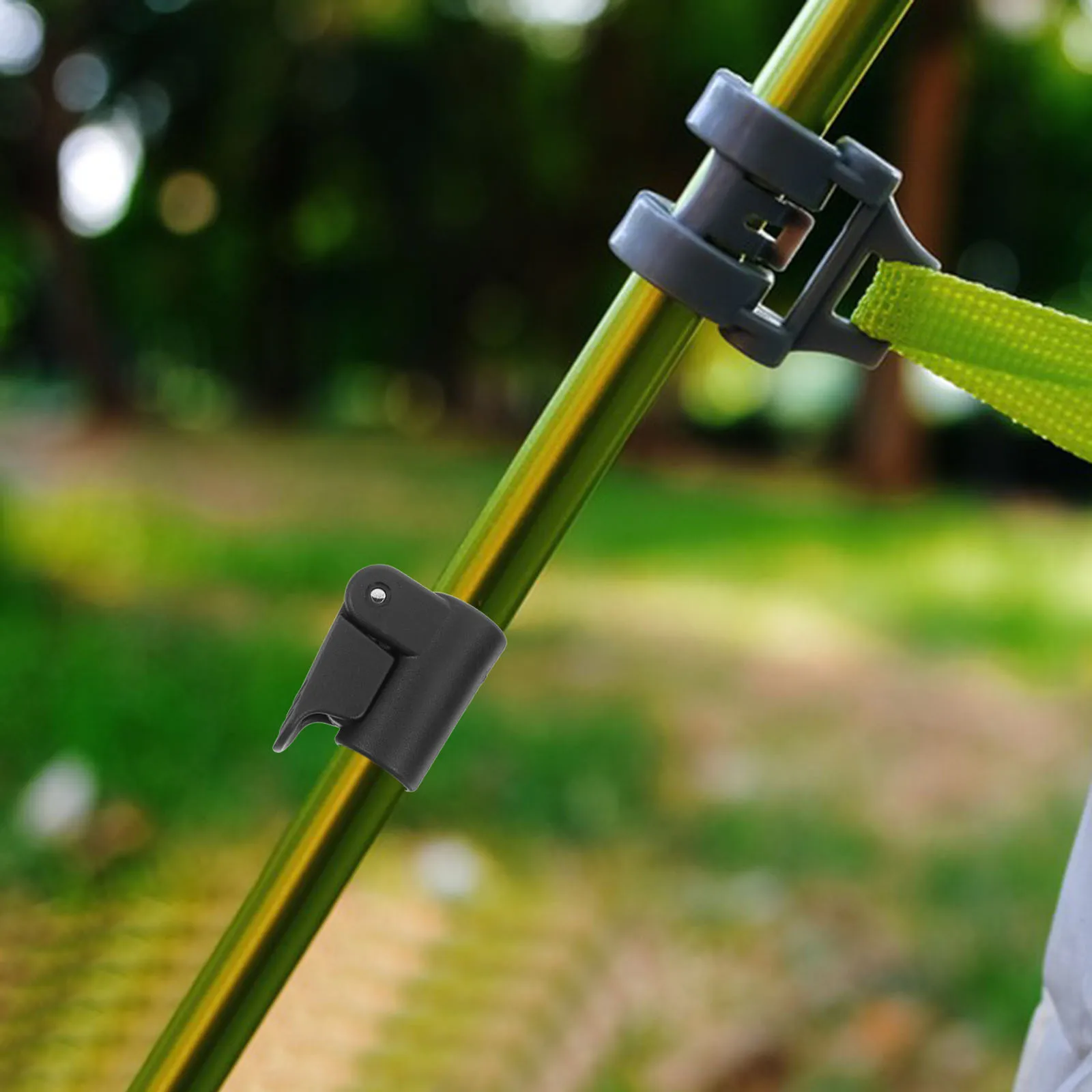 

4Pcs Adjustable Tent Pole Adapter Plastic Connectors Outdoor Tent Rod Mounting Clips Replacement Connector Canopy Fittings