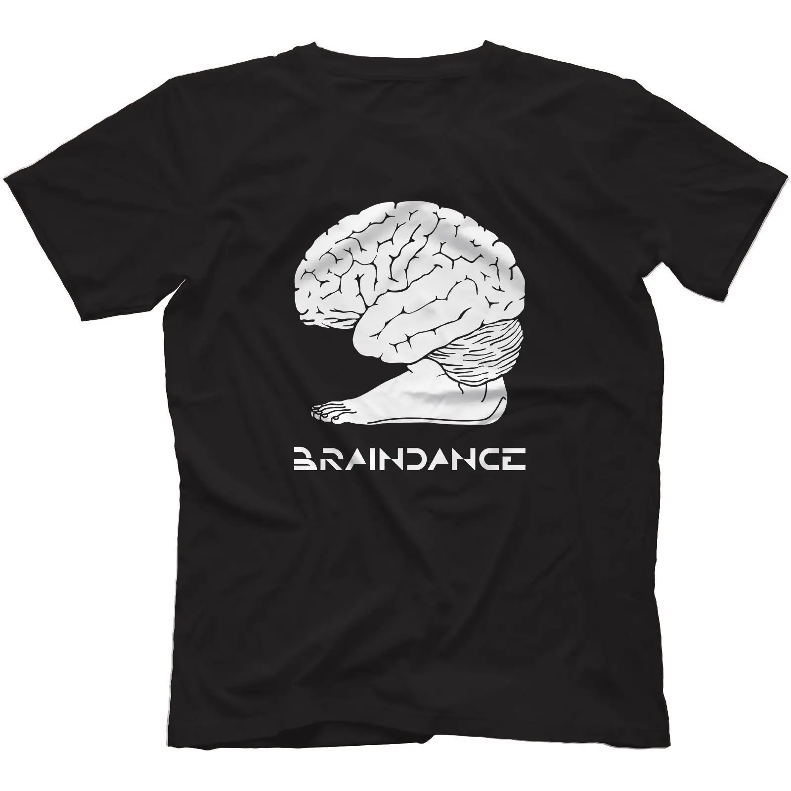 Braindance T-Shirt 100% Cotton Casual O-Neck Short Sleeve Men's Tees Regular Fit Men Women T Shirt