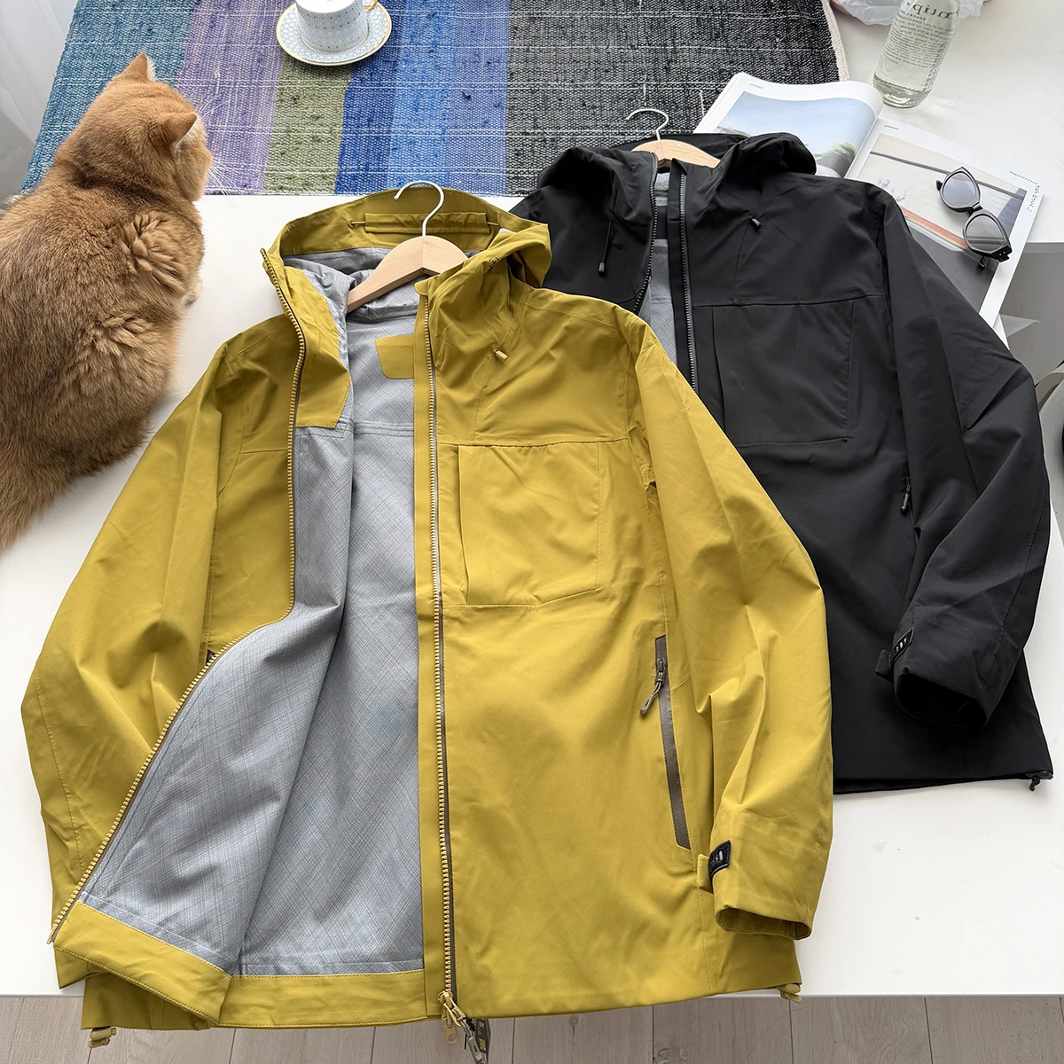 

Мужская ветрозащитная и влагостойкая осенняя спортивная куртка Sl Sed-Proc с застежкой-молнией и длинными рукавами