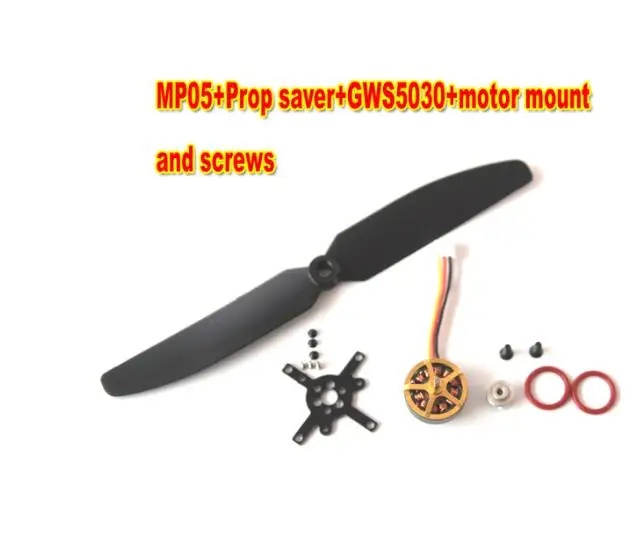 MP05 brushless motor 1304 4000KV motor for indoor airplanes drones 120g thrust on 2S with mount RX62HE-A2 FlySky 2A receiver