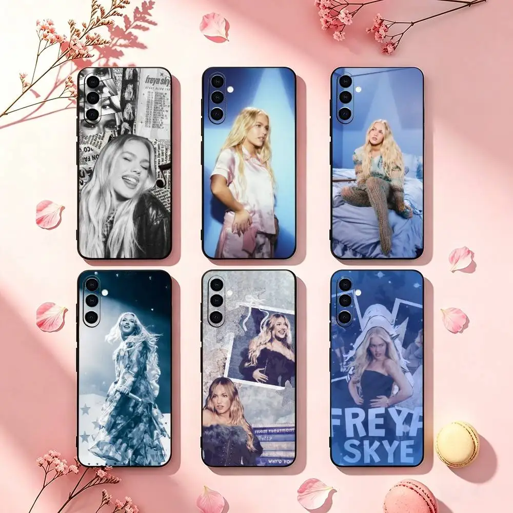 Hot Singer F-Freya Skye Phone Case For Samsung Galaxy A73,A72,A71,A70,A53,A52,A51,Soft Silicone Black Cover