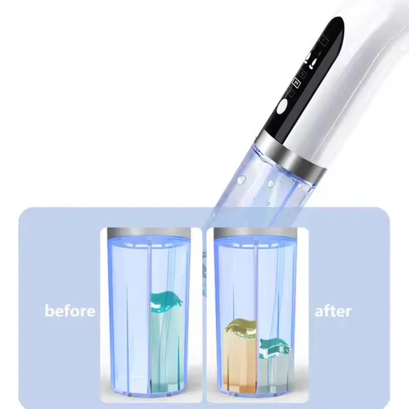 Beauty facial skin cleanser care beauty device water small bubble vacuum blackhead remover Portable blackhead remover