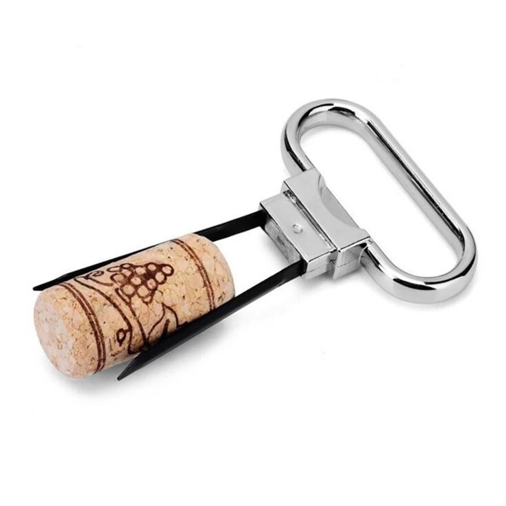 Portable Stainless Steel Wine Opener Handheld Type Bottle Pumps Corkscrew Opener Wine Opener Tool for Bars Cork Puller Foil