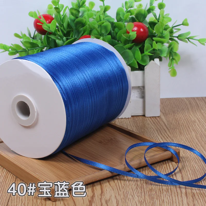 Hot sale 3mm Satin Ribbon For Craft Sewing Fabric Christmas Wedding Supplies Party Decoration Gift Wrap Handmade (10 Meters/lot)