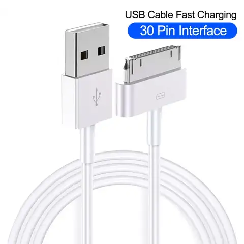 30 Pin USB Cable Charge Fast Charging for iPhone 4S 4 3GS 3G iPad 1 2 3 iPod Nano itouch 30 Pin Charger Adapter Data Sync Cord