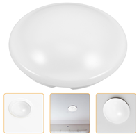 Round Lampshade Light Covers Ceiling Diffuser Replacement Office Lighting Commercial Sturdy Pc Material White Bedroom Balcony