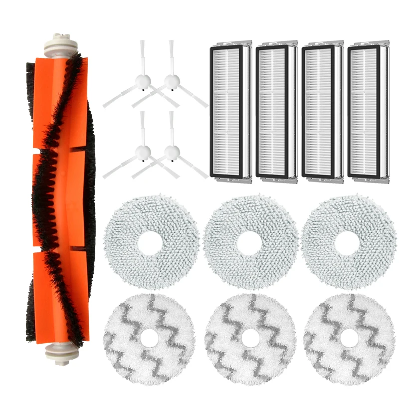 อะไหล่เปลี่ยนหุ่นยนต์ดูดฝุ่นสำหรับ Xiaomi Mijia B101CN 3C S10 dreame/S10 Pro W10S/W10S Pro หุ่นยนต์ดูดฝุ่นด้านข้างหลัก