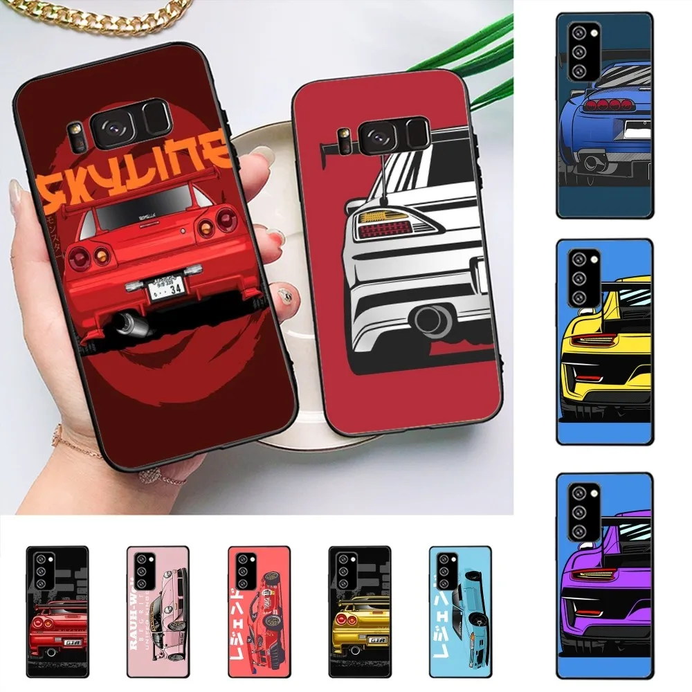 Japan JDM Sports Cars Comic Phone Case For Samsung J 7 plus 7core J7 neo J6 plus prime J6 J4 J5 Mobile Cover