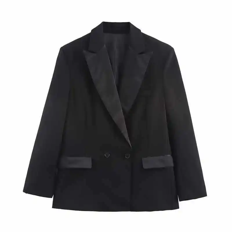 

Loose Long Sleeve Women's Suit Jacket Spring European Style Casual Design Sensation Outerwear for Ladies Fashionable Trendy