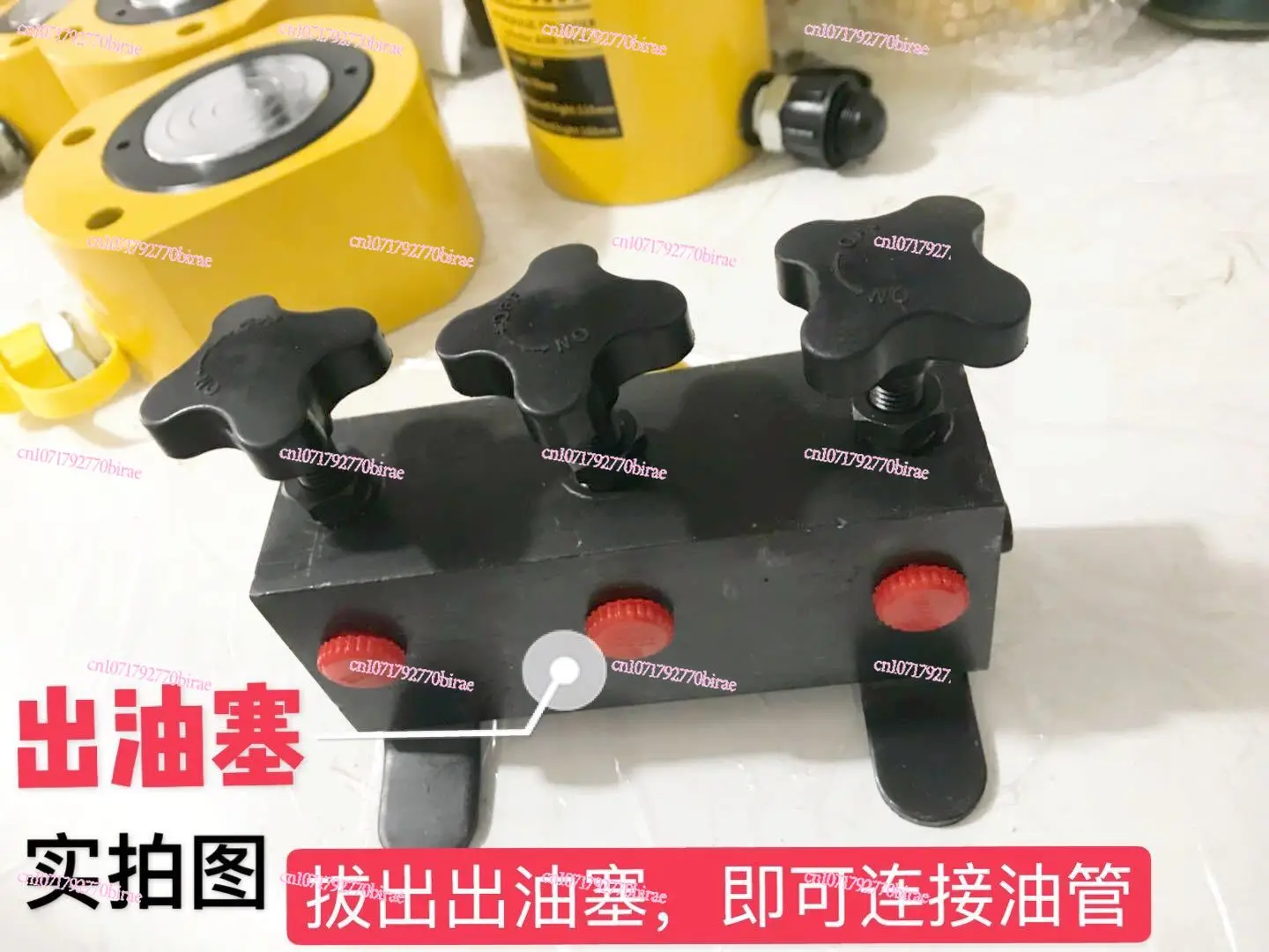 Hydraulic Tool High Pressure Diversion  Three-way Oil Distribution Valve,  Distributor Two-Three- Four-way