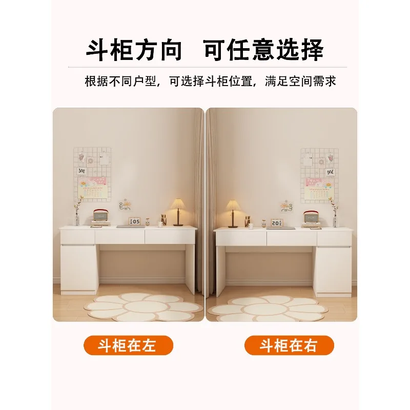 Custom desk with drawer computer desk cream style art table home office desk notebook table bedroom makeup table