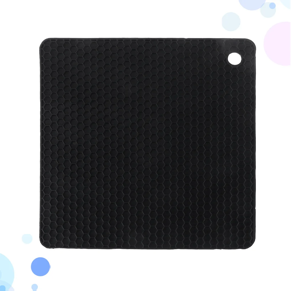 

1pc Heat Insulation Placemat Thicken Silicone Table Mat For Bowl Pot Plate High Temp Resistant Honeycomb Anti-Slip Dish Coaster