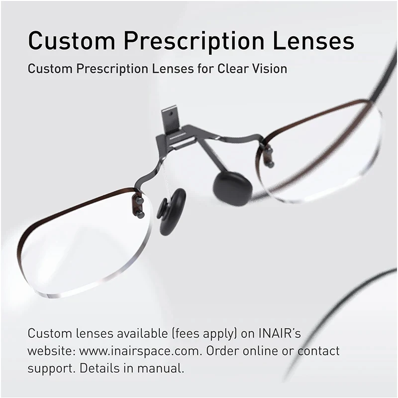 INAIR 2 PRO AI gafas AR inteligentes pantalla de 135 "120Hz, calidad/interruptor Virtual/pantalla múltiple y gafas de modo ultraancho para Smartphone PC