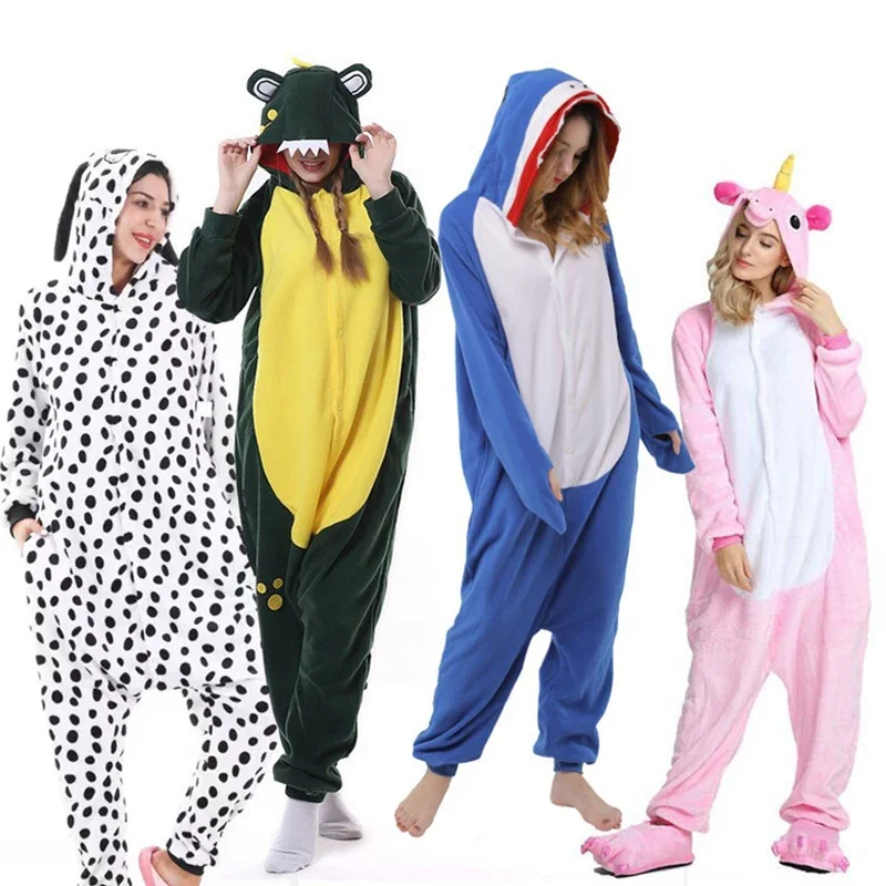 New Wholesale Animal Cartoon One-piece Pajamas Face Towel One-piece Pajamas Home Adult Cartoon Pajamas Party Performance Costume