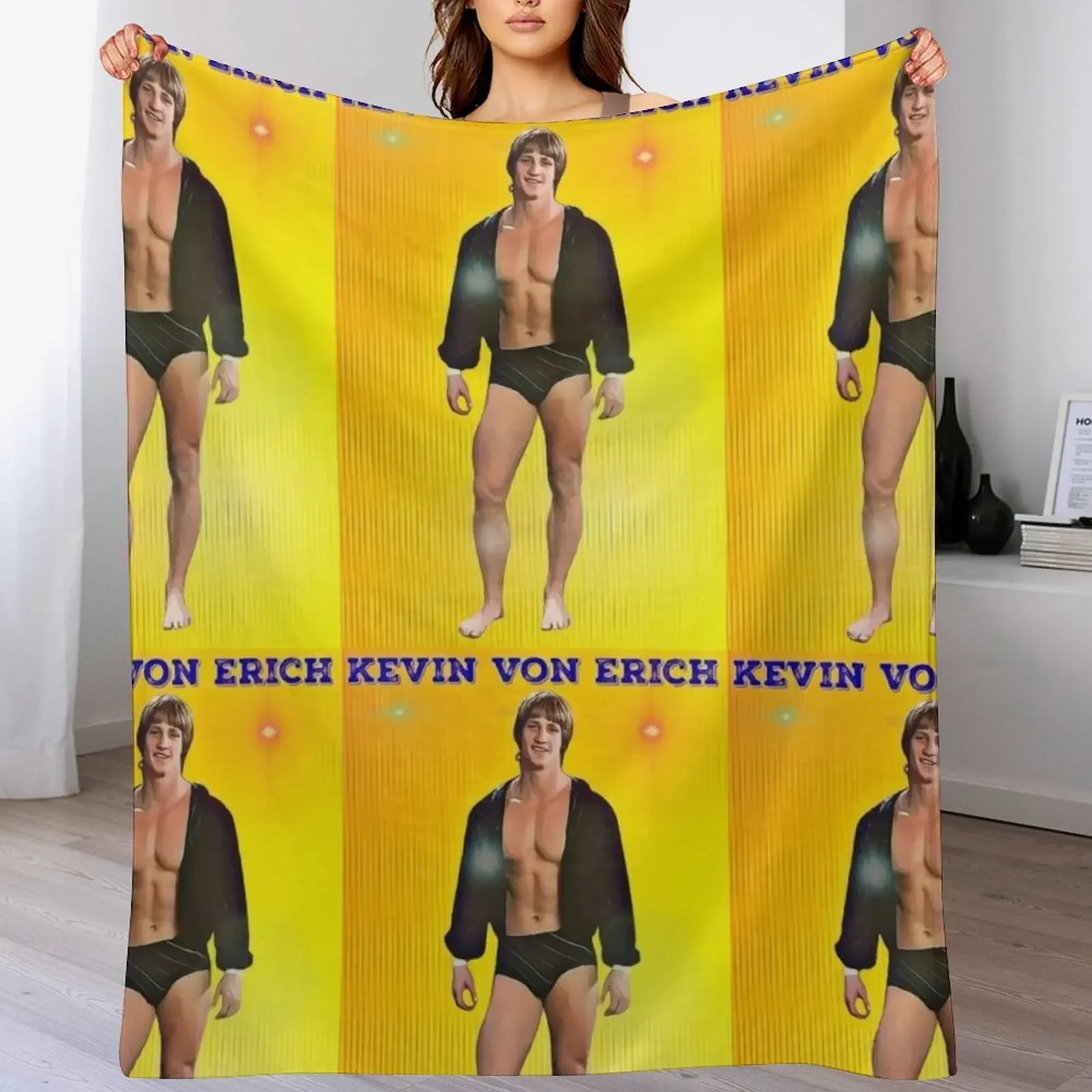 كيفن فون إريك رمي بطانية سرير منقوشة فضفاضة كيس النوم الأزياء الأرائك البطانيات #1