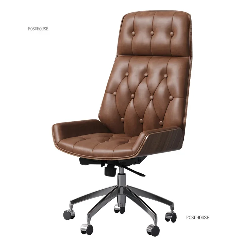 #European Style Luxury Office Chairs Designer Ergonomic Chair Home Comfortable Swivel Computer Chairs Modern Office Furniture