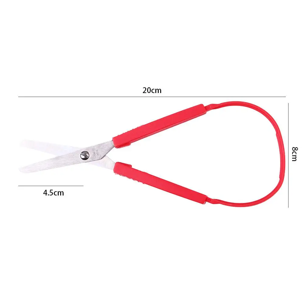 Safety Craft Stationery for Children Adults Office Handcraft Tool Cutting Supplies Loop Scissors Adaptive Scissors Yarn Cutter