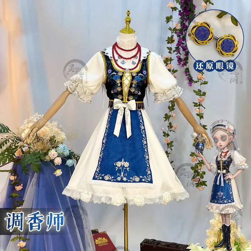 

Game Identity V Perfumer Vera Nair Cosplay Costume Women Cute Dress Party Suit Halloween Carnival Uniforms