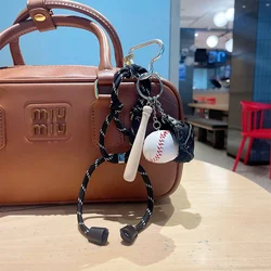 Keychain Creative Sports Baseball Set Car Creative Baseball Bag Pendant Handmade Weaving Pendant